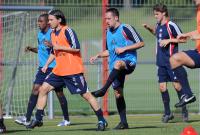 Fussball 1. Bundesliga:  Training beim  FC Bayern Muenchen