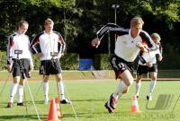 Fitnesstest der Nationalmannschaft in Hamburg