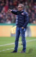 Fussball DFB Pokal Achtelfinale 14/15: Trainer Peter Stoeger (1. FC Koeln)