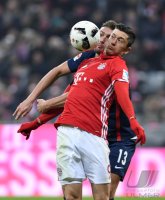 Fussball 1. Bundesliga Saison 16/17: FC Bayern Muenchen - RB Leipzig