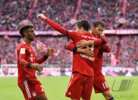 Fussball 1. Bundesliga Saison 18/19: FC Bayern Muenchen - Hannover 96
