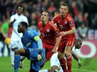 FUSSBALL INTERNATIONAL  CHL Viertelfinale 11/12:  FC Bayern Muenchen - Olympic Marseille