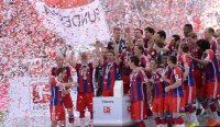 Fussball, 1. Bundesliga  Saison 13/14: JUBEL FC Bayern Muenchen