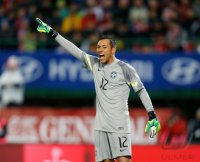 FUSSBALL INTERNATIONAL:  Torwart Diego Alves (Brasilien)