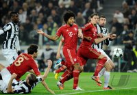 FUSSBALL INTERNATIONAL CHL VIERTELFINALE 12/13: Juventus Turin - FC Bayern Muenchen