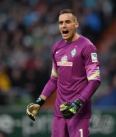 Fussball, 1. Bundesliga  Saison 2014/2015: SV Werder Bremen - Borussia Dortmund