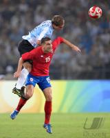 FUSSBALL  Olympia 2008   Vorrunde  Maenner   Argentinien - Serbien