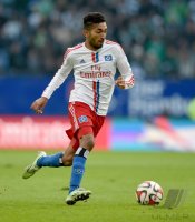 Fussball, 1. Bundesliga  Saison 2014/2015: Hamburger SV - Borussia Moenchengladbach