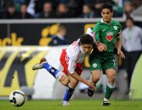 FUSSBALL 1. BUNDESLIGA: Wolfsburg - Hamburg