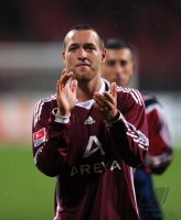 Fussball 1. Bundesliga : Julian Schieber (1 FC Nuernberg)