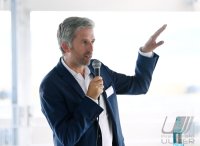 Wirtschaft trifft Kommune; Tuebingens Oberbuergermeister Boris Palmer (Die Gruenen)