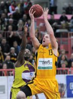 Basketball 1. Bundesliga 2012/2013:  Walter Tigers Tuebingen -Phoenix Hagen