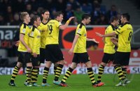 FUSSBALL1. Bundesliga  Saison 2012/2013: JUBEL Borussia Dortmund