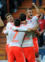 Fussball 1. Bundesliga Saison 12/13: Werder Bremen - FC Bayern Muenchen