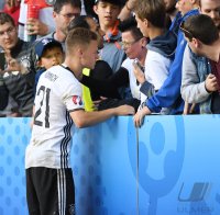 Fussball Europameisterschaft Achtelfinale 2016: Deutschland - Slowakei