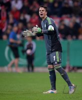 FUSSBALL DFB POKAL  Saison 2012/2013:  FC Bayern Muenchen - VfL Wolfsburg