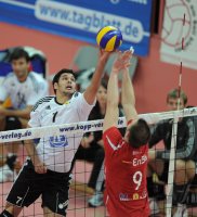 Volleyball  1. Bundesliga  10/11:  ENBW TV Rottenburg - VfB Friedrichshafen
