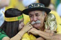 FUSSBALL WM 2014, HALBFINALE: Brasilien - Deutschland