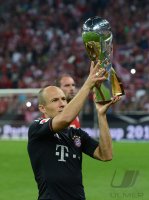 Fussball 1. Bundesliga, Supercup: FC Bayern Muenchen - Borussia Dortmund