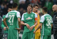 Fussball, 1. Bundesliga  Saison 2014/2015: SV Werder Bremen - Borussia Moenchengladbach