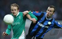 Fussball 1. Bundesliga: Bremen - Wolfsburg