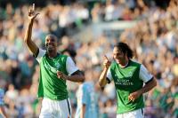 FUSSBALL, 1. BUNDESLIGA, Bremen - Moenchengladbach