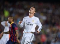 FUSSBALL Primera Division 13/14: Enttaeuschung Cristiano Ronaldo (Real Madrid)