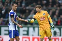 Fussball, 1. Bundesliga  Saison 2014/2015: Werder Bremen - Hertha BSC Berlin