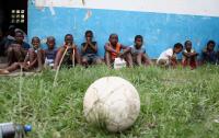 Fussball im Armenviertel Umlazi bei Durban