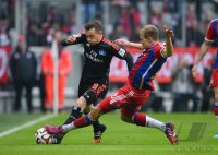 Fussball 1. Bundesliga Saison 14/15: FC Bayern Muenchen - Hamburger SV