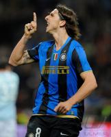 FUSSBALL SERIE A:  JUBEL  Ibrahimovic (Inter Mailand)