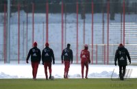 Fussball 1. Bundesliga: Training beim FC Bayern Muenchen