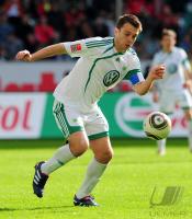 FUSSBALL, 1. BUNDESLIGA, 29. Spieltag: Wolfsburg, MISIMOVIC Einzelaktion