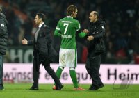 Fussball, 1. Bundesliga  Saison 2014/2015: Werder Bremen - Hertha BSC Berlin