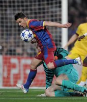 Fussball CHL  Saison 2010/2011:  David Villa (Barca)