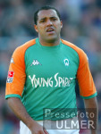 Fussball 1. Bundesliga: Bremen - Stuttgart, AILTON enttaeuscht