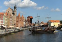 Fussball International EM 2012 : Stadtansicht von Danzig