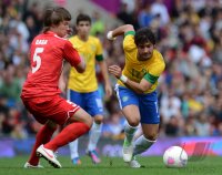 FUSSBALL Olympia 2012 Maenner: Brasilien - Weissrussland