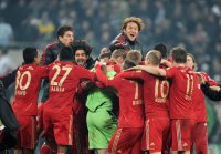 FUSSBALL  DFB POKAL SAISON  11/12  HALBFINALE: JUBEL FC Bayern Muenchen