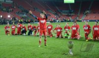 Fussball Supercup Finale 2013: JUBEL Supercupsieger FC Bayern Muenchen