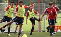 Fussball 1. Bundesliga: Training beim FC Bayern Muenchen