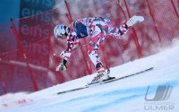 Ski Alpin Kitzbuehel 2016; Abfahrt Training Sturz Florian Scheiber (AUT)