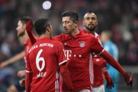 Fussball 1. Bundesliga Saison 16/17: FC Bayern Muenchen - RB Leipzig