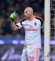 Fussball International Serie A 13/14: Torwart Christian Abbiati (AC Mailand)