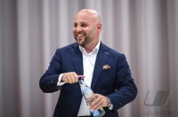 Streitgespraech OB Boris Palmer und AfD Landesvorsitzender Markus Frohnmaier in Tuebingen