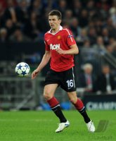 Fussball CHL  Saison 2010/2011:  Michael Carrick (Manchester United FC)