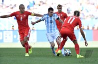 FUSSBALL WM 2014, ACHTELFINALE: Argentinien - Schweiz