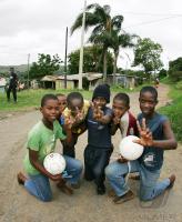 Fussball im Armenviertel Umlazi bei Durban