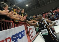 Basketball 1. Bundesliga 2011/2012:  Walter Tigers Tuebingen - Fraport Skyliners Frankfurt