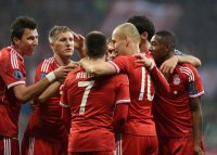 Fussball International CHL Saison 13/14: JUBEL FC Bayern Muenchen
